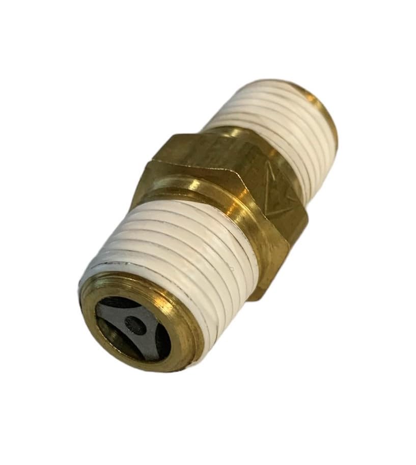 American Made In Line Compressor Check Valve 1/4 Inch NPT, Used In Small Compressors Or Pneumatic Circuits, 250 PSI, 250F