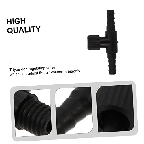 NOLITOY 90pcs Aquarium Airline Valves Plastic Air Connectors for Fish Tank Oxygen Pump Easy Installation Compatible Standard Tubing and