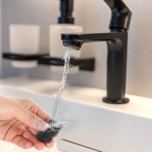 30 Pack Cat Water Fountain Filters Sponge Replacement Pet Fountain Pre-Filter Black Square Foam Sponges for 84oz/2.5L Cat Water Fountains