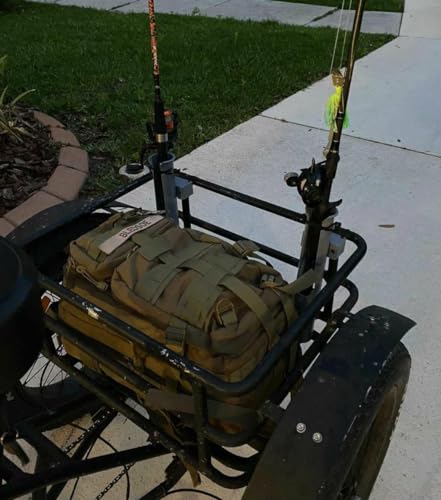 Riveted Rod Holder | Gray | Gimbal Pin for Nets, Gaffs, and Offshore Fishing Rods