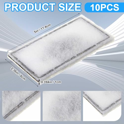 Nosiny Filter Foam Cartridge Pad Compatible with Fluval U2 Poly-max with Zeolite Particles Underwater Sponge Aquarium Underwater Filter Replacement Accessories for Aquarium Fish Tank - size: U2
