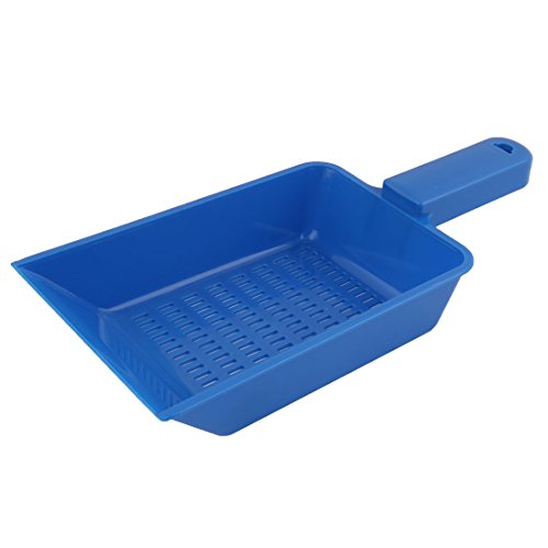 Ruilogod Plastic Aquarium Fish Tank Sand Scraper Pan Scoop Shovel Blue (id: c59 be9 178 10f 026