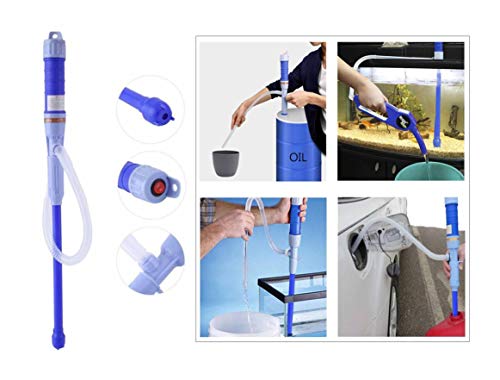 RoyalCraft TM Diesel Fuel Water Gas Fish Tank Solvent Electric Battery Siphon Powered Pump