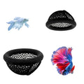 Laoha 2 PCS Floating Betta Hammock & Shrimp Shelter – 3D Printed Aquarium Decor with Feeding Ring, Safe Resting Spot for Betta Fish, Shrimp and Small Fish