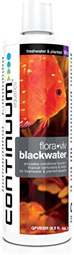 Continuum Aquatics Flora-Viv Blackwater - Water Conditioner That Simulates Conditions Found in Tropical Rainforests & Rivers for Freshwater & Planted Aquarium, 250ml - size: 250ml