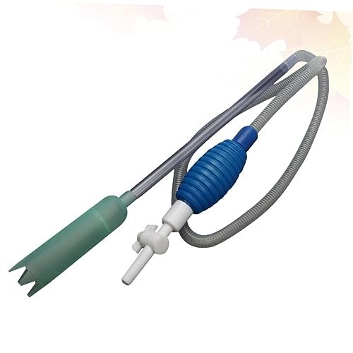 Abaodam 2M Manual Fish Tank Water Siphon Cleaner Easy to Use Aquarium Gravel Vacuum Tool for Efficient Water Changes and Maintenance