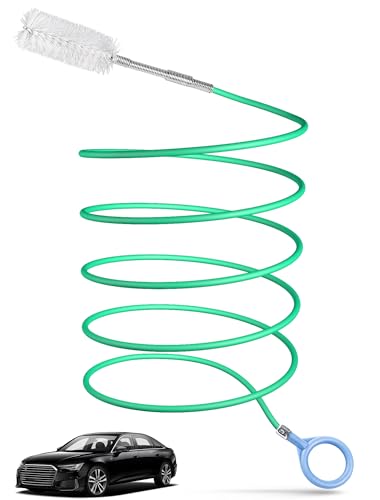 Upgraded Auto Sunroof Drain Cleaning Tool, 78 Inch Flexible Drain Brush Long Pipe Cleaners for Car, Tube Cleaning Brush Slim Drain Dredging Tool Perfect for Car Sunroof, Windshield Wiper Drain Hole - size: 78 Inch
