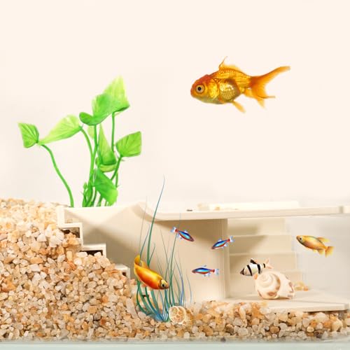 Aquarium Undergravel Fish Tunnel Cave, White, Style 3 - color: White, style: Style 3