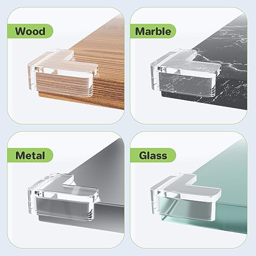 30 Pack Clear Baby Corner Protectors, L-Shaped & Spherical Furniture Edge Guards for Baby Proofing Soft PVC Table Corner Covers for Safety on Tables, Cabinets, Shelves – Childproof Bumpers for Home - color: 14 L-shaped + 16 Spherical