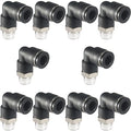 5/16 Air hose fittings, Air fittings Male Elbow 5/16 Inch Tube OD x 1/4 NPT Thread Push to Connect Fitting, PL-5/16-N2 (Pack of 10) (5/16-1/4) - size: OD 5/16 - NPT 1/4
