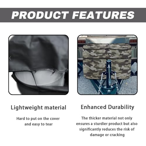 Camo Gray Double 20lb RV Propane Tank Cover Dust-Proof Heavy Duty Propane Gas Cylinder Cover All Weather Protection - color: Camo Gray, size: S(20LB)