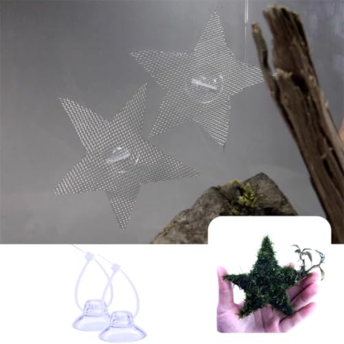 20PCS Aquarium Suction Cups with 20PCS Adjustable Cable Ties for Plants, Planter, Binding Moss Shrimp Nest, Fish Tank Suction Cups