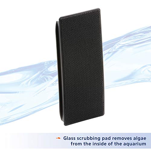 Aqueon Aquarium Algae Scraper, Fish Tank Cleaning Magnets for Glass/Acrylic, Medium - size: Medium