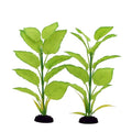 2-Pack 12 Inch Aquarium Silk Aquarium Plants, Artificial Plastic Plant for Small Tank, Goldfish, Fish Hides (Light Green, 12 Inch) - color: Light Green