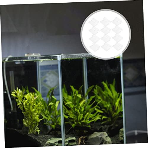 BESPORTBLE 16pcs Acrylic Aquarium Cover Clips Fish Tank Lid Bracket Supports Clips for Fish Tank Cover Easy to Install Aquarium Accessories
