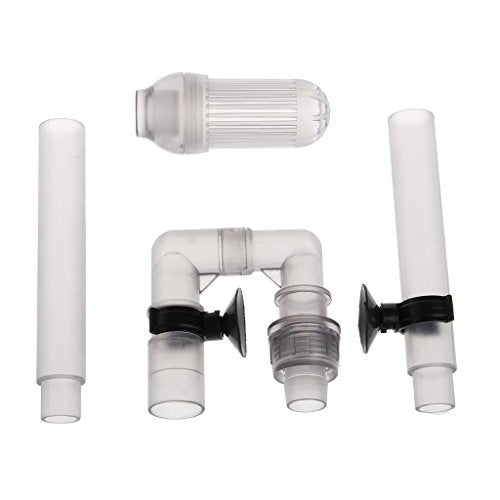 Aquarium Canister Filter Intake Tube with Biochemical Sponge Pre-Filter 12mm Inlet Pipe Replacement Fittings for Sunsun HW-603B HW-602B Fish Tank External Filter Accessories