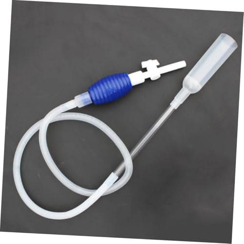 Fish Tank Siphon Cleaner Manual Pump Aquarium Gravel Vacuum Tool Medium Size Water Changer for Aquarium Maintenance