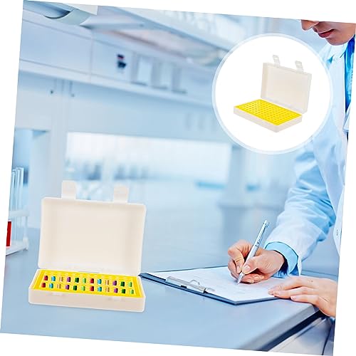 1pc Tube Rack -Tubes Holder with Buckle -top Design for Lab Organization Pe Material for Essential Laboratory Equipment