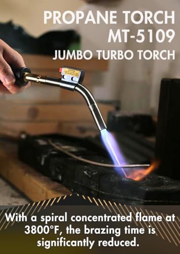 Propane Torch Head by Campingmoon - style: 4.6Ft Hose Propane Torch MT-5109