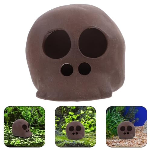 Alasum Ceramic Fish and Shrimp Shelter Aquarium Cave Betta Fish Tank Decor Small Resin Hideout Breeding Tube Hiding Aquarium Ornament for Freshwater Aquatic Pets