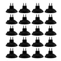 20PCS Aquarium Split Fork Oxygen Tube Flexible Suction Cup Air Line Suction Cup 5x30mm Heater Power Cord Fixed Suction Cup for Oxygen Tube Water Tube Air Strip Nozzle PVC Rigid Tube Black