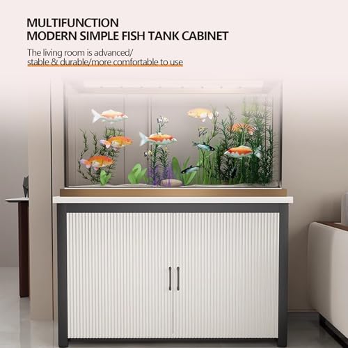 Tropical Fish Tank Stand Cabinet - Durable Carbon Steel Reptile Rack, Eco-friendly, Perfect for Home Office & Pet Shop Storage, Floor-standing Shelf Organizer - color: Black, size: 65x45cm/25.6x17.7in