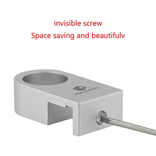 High-end Aquarium Pipe Holder Water Tube Clip Clamp For Holding Soft Hose Elegant Fish For Tank Hose Fix Clip For Aquari Lily Pipe Fixture - size: L