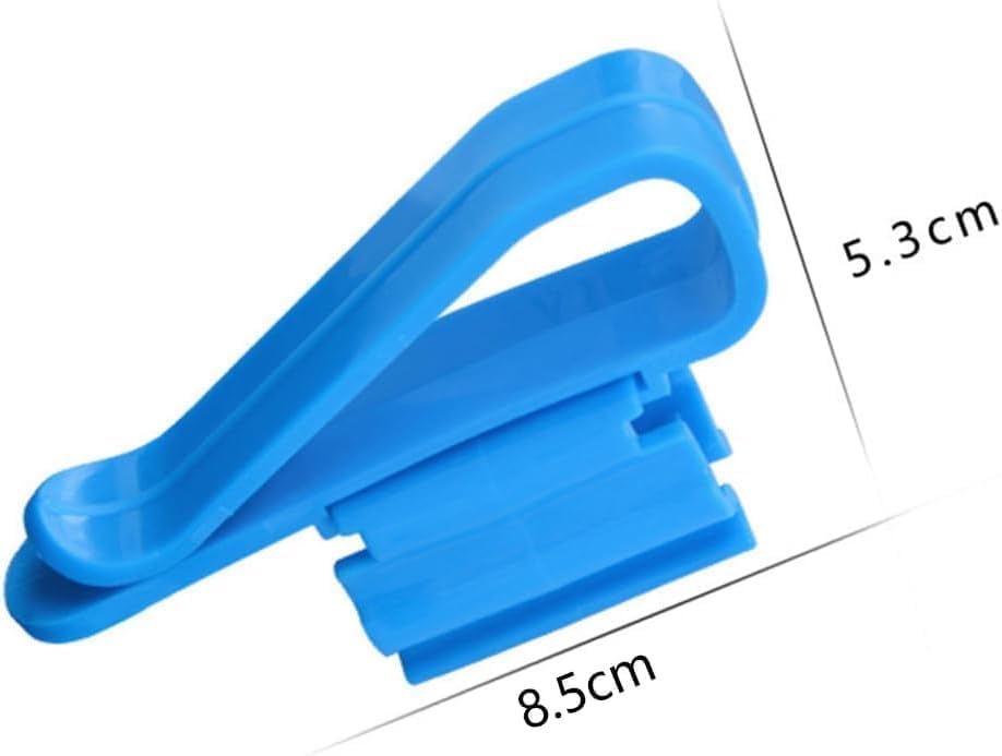 2Pcs Fish Tank Mounting Clip, Adjustable Water Pipe Hose Holder for 0.31"-0.62" Diameter Aquarium Tube, Aquarium Air Pump Accessories (Blue) - color: Blue