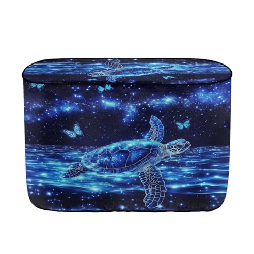 Blue Butterfly Sea Turtle 20lb RV Propane Tank Cover Travel Trailer Propane Tank Cover Replacement Covers for RV/Trailer/Camper, RV Parts RV Accessories - color: Blue Butterfly Sea Turtle, size: S(20LB)
