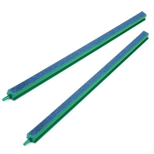 Saim 16 inch Aquarium Air Stone Bar, 2 Piece Bubbles Release Oxygen Diffuser Bar, Fish Tank Mineral Air Bubble Air Stone Bar for Nano Air Pump Small Bucket and Fish Tank - size: 2 Pcs 16 inch Aquarium Bubble Air Stone