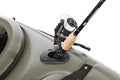 Pelican - Kayak Fishing Rod Holder - Flush Mount Rod Holder– Fishing Tackle Accessory - Recreational Kayak Rod Holder,Black