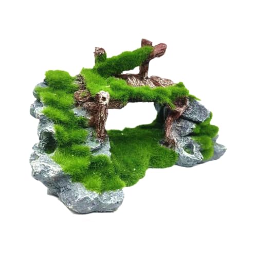 predolo Aquarium Decor Fish Shelter for Small Fish, Bridge Shape - color: Bridge Shape