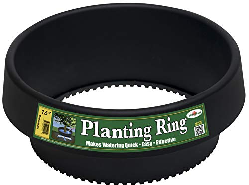 3-Pack 16-inch Planting Rings – Deep Watering Basin & Garden Edging. - size: 16" - 3 pack