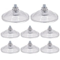 8 Strong Thickened Sucker Suction Cup Clear PVC Sucker Pads with M6 x 19 Thread Screw