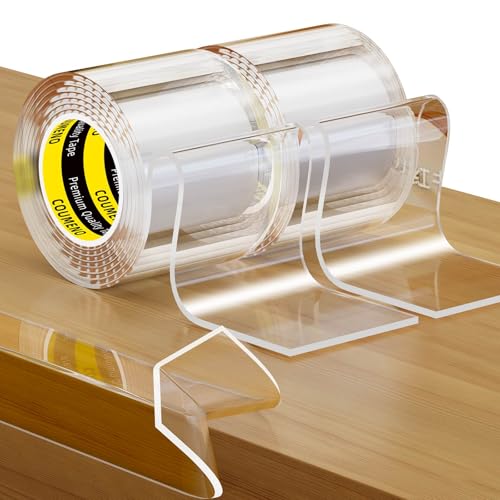 Clear Edge Protector & Corner Guards,2Pack 2in（W x 6.6FT(L),Baby Proof Corner Protectors for Furniture, Table Bumper for Baby Safety, Sharp Edge Protector for Drawers, Tables, Cabinets - size: 2 PACK 2inX6.6FT