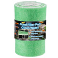 MAQIHAN 2PCS Pond Filter Media - 47.2Inch Aquarium Filter Media, Koi Pond Filter, Filter Sponge, Filter Floss for Fish Tank, Aquarium, Outdoor Ponds,Garden,Swimming Pool (Green & White)
