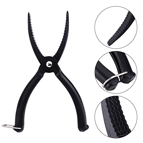 Dioche Fishing Pliers, Fishing Grip Gear Tool ABS Grip Tackle Fish Grip Tackle Fish Lip Holder Clamp with Ring
