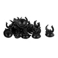 Suction Cup Fish Tank Aquarium Heater Clip Airline Tubing Glass Holder, 33mm Dia - Black (15 Pcs)
