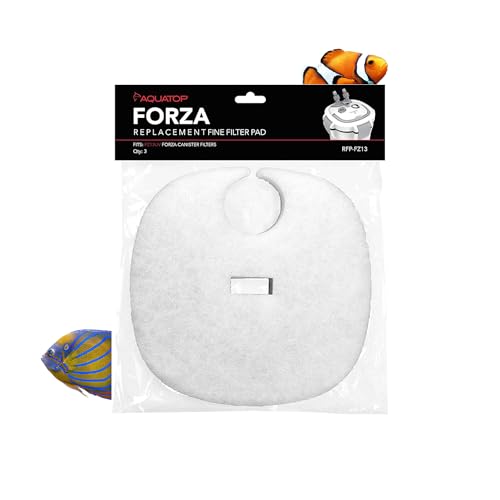 Aquatop Replacement White Filter Pads – Compatible with Forza FZ13 Canister Filters – Aquarium Filter Refills – Maintains Crystal Clear Water - size: FZ13