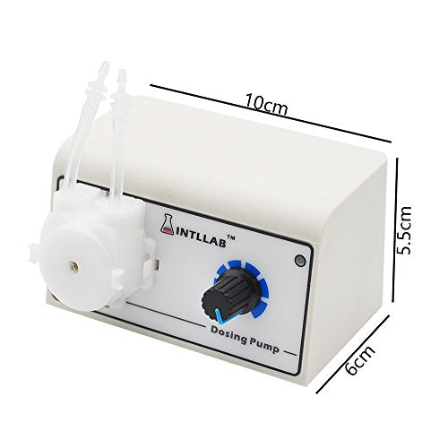 INTLLAB DIY Peristaltic Liquid Pump Dosing Pump for Aquarium Lab Analytical - size: 5~100ml/Min