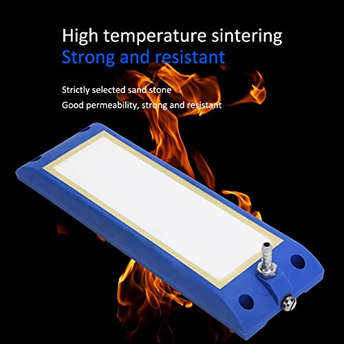 GLOGLOW Aquarium Air Stone Bars, 11.1 x 3.5in Nano Bubble Air Stone Disc Bubble Diffuser Release Tool for Air Pumps Fish Within 200cm/86.6in(L)