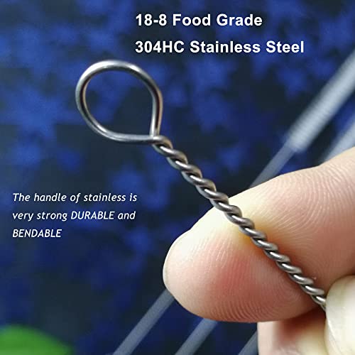 Long Straw Cleaner Brush Extend 10 inch, Wide 10mm diam Pipe Cleaners, Long Brush for Sippy Cup, Water Bottle and Tubes, Drinking Straw Cleaning Brush Set 10 Pack