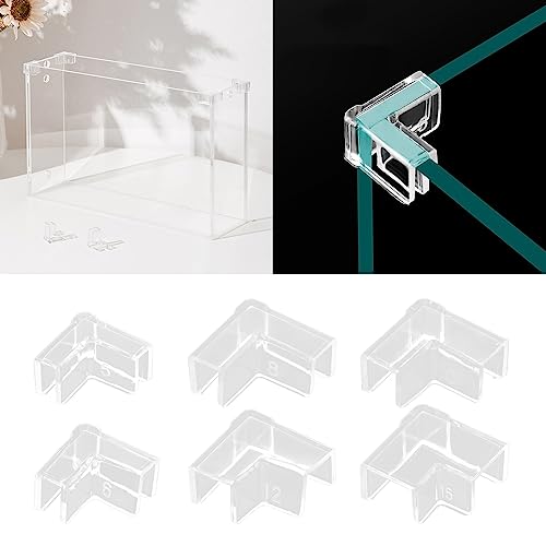 4PCS Fish Edges Protector Clear Fish Tools Clear Aquarium Fish Glass Cover Protector Easy Install - 6mm - size: 6mm