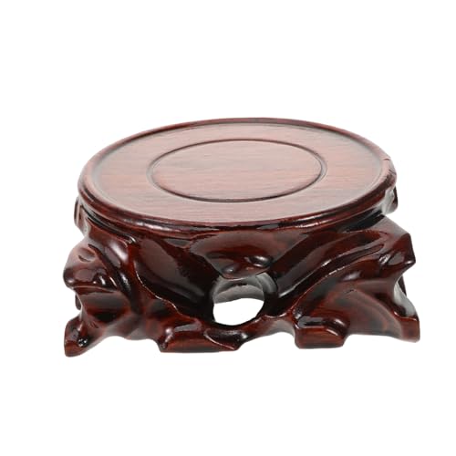 Ciieeo Small Wooden Display Base for Teapot Decor Wooden Stand Versatile Wood Pedestal for Storage Showcase for Home Office Desk Decor