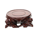Ciieeo Small Wooden Display Base for Teapot Decor Wooden Stand Versatile Wood Pedestal for Storage Showcase for Home Office Desk Decor