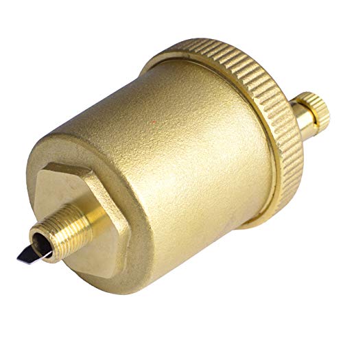 Hydro Master Automatic Air Vent Valve 1/8 Inch Brass (Pack of 2) - size: 1/8” (Pack of 2)