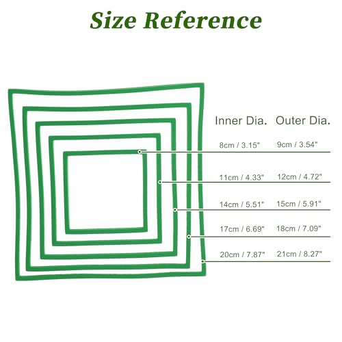 Fish Feeding Ring - Floating Plant Corral Set for Aquarium Accessories, 5pcs, Green - color: Green