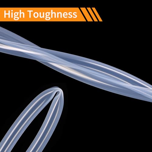 Silicone Tubes,9.84Ft 5/16" ID×25/64" OD (8mm×10mm) Clear Food Grade Silicone tubing,For Food Grade Soft Milk Beer Drink,Home Brewing Wine making, Engine,Fish Tank Air Pump - color: Clear, size: 8mm×10mm