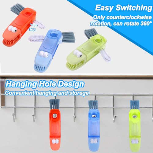 XANGNIER 4 in 1 Cup Lid Gap Cleaning Brush Set,Multifunctional Water Bottle Lid Cleaner Brush,3 Pack Water Bottle Crevice Cleaning Tool,Tumbler Lid Cleaner Brush for Stanley/YETI Cup,Kitchen Gadgets - color: 4 in 1 Cup Lid Cleaning Brush-3 Pack