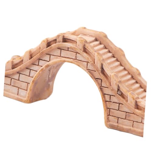 2pcs Resin Arch Bridge Ornaments Miniature Garden Landscape Bridge Decor for Aquarium Supplies